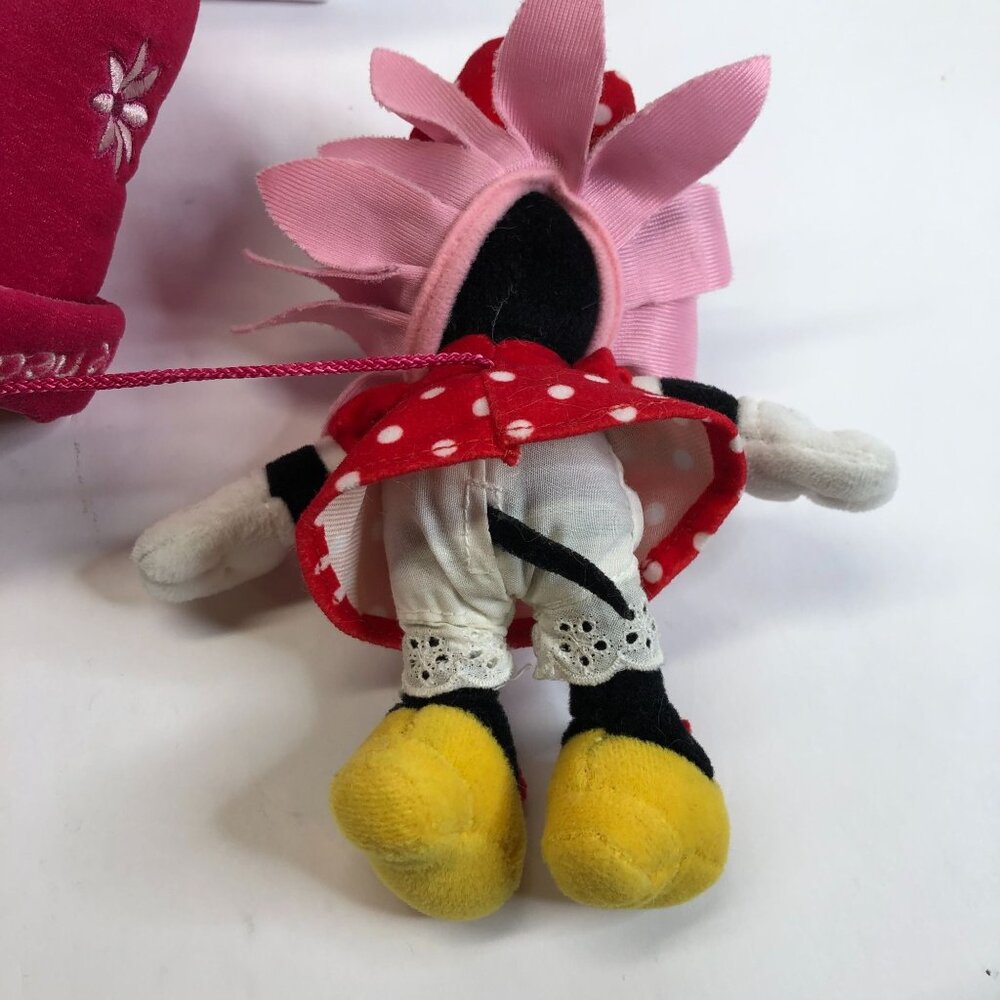 Disney Store Minnie in a Flower Pot Plush Doll 8" "Something from the Heart " - Picture 10 of 10